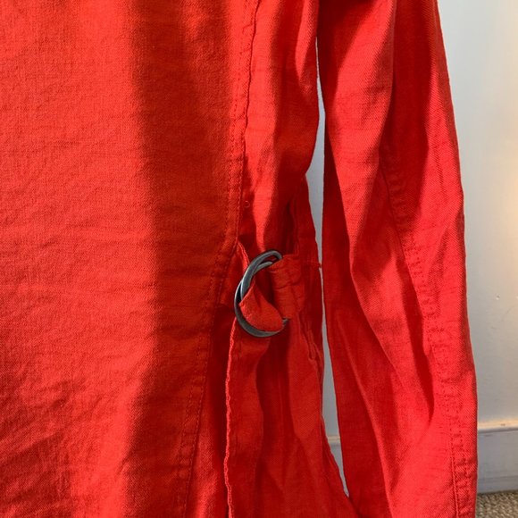 Free People Raw Femme Linen Jacket (Women's Small) - Picture 6 of 9